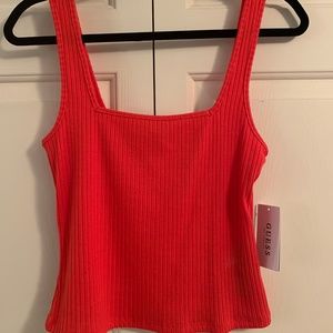 Red Guess tank top